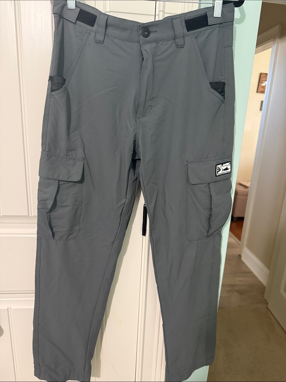 Pelagic Gray Men's Cargo Pants with Utility Pockets